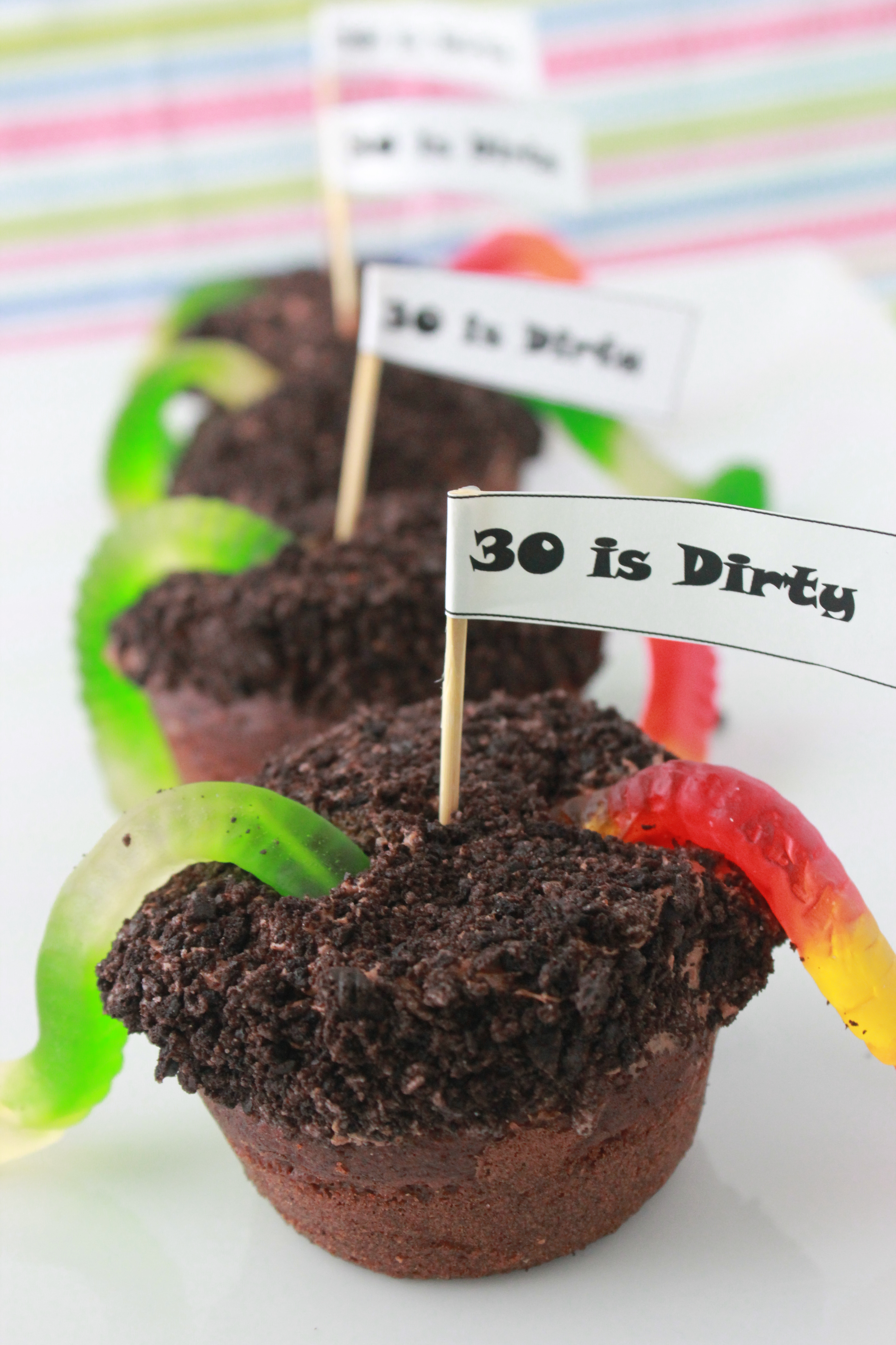 Dirty Birthday Cakes Dirty 30 cupcakes